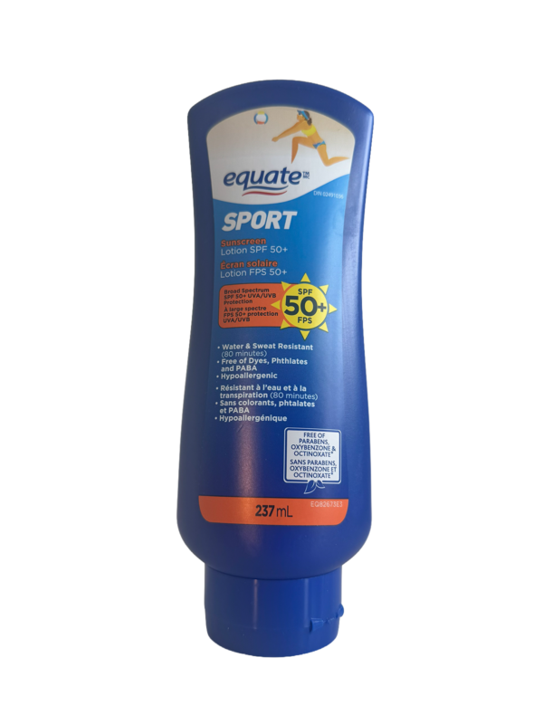 Equate Sport Sunscreen Lotion SPF 50+